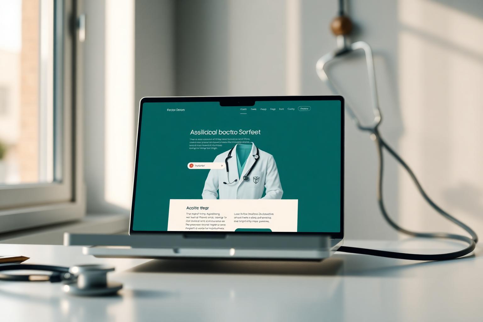 Site profissional para consultório médico